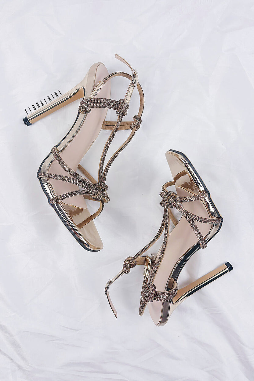 Gold Knot Sandals
