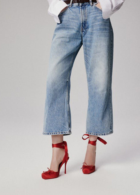 Bow-Detailed Satin Lace-Up Strappy Slingback Stiletto Pumps