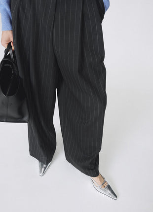 Faux Leather Pointed Toe Slingback Stiletto Heel Pumps