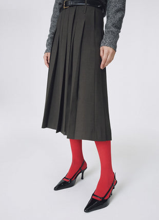 Faux Leather Pointed Toe Slingback Stiletto Heel Pumps