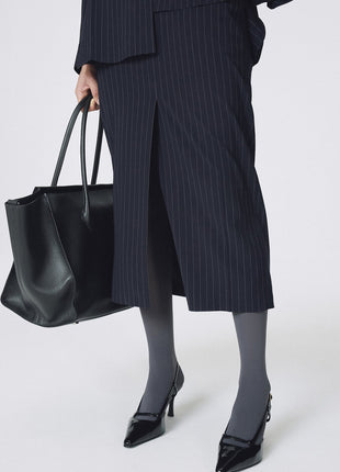 Faux Leather Pointed Toe Slingback Stiletto Heel Pumps