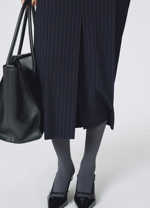 Faux Leather Pointed Toe Slingback Stiletto Heel Pumps