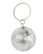 Rhinestone Disco Ball Evening Purse