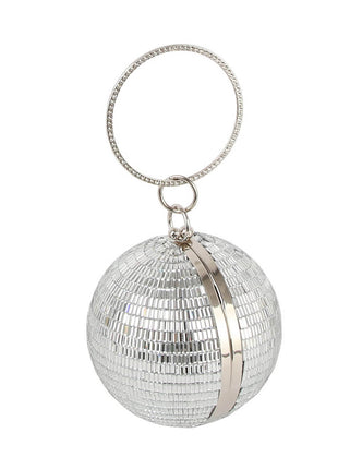 Rhinestone Disco Ball Evening Purse