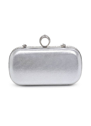 Rhinestone Fringe Evening Clutch