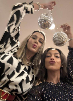 Rhinestone Disco Ball Evening Clutch Bag