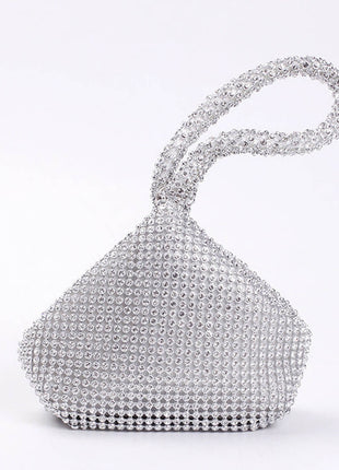 All Over Rhinestone Evening Mini Clutch Handbag