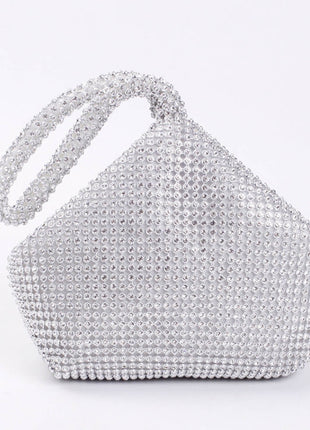 All Over Rhinestone Evening Mini Clutch Handbag