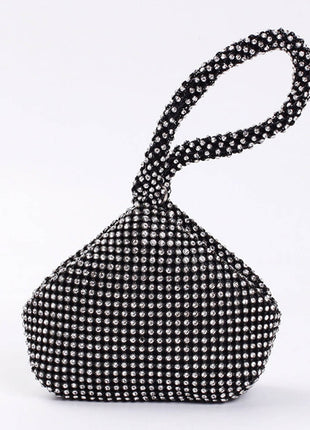 All Over Rhinestone Evening Mini Clutch Handbag