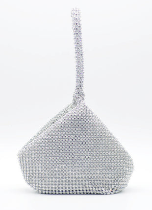 All Over Rhinestone Evening Mini Clutch Handbag