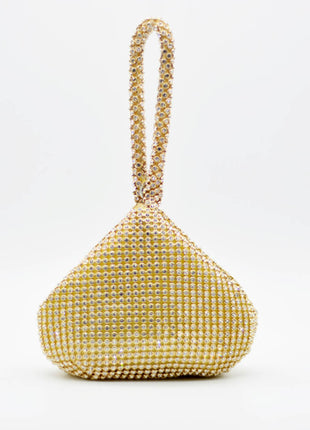 All Over Rhinestone Evening Mini Clutch Handbag