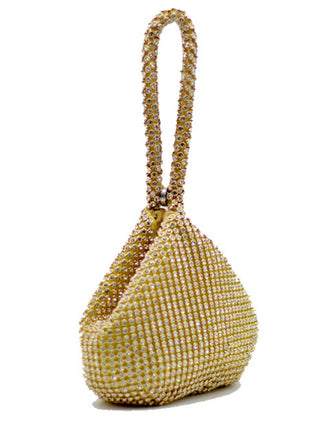 All Over Rhinestone Evening Mini Clutch Handbag