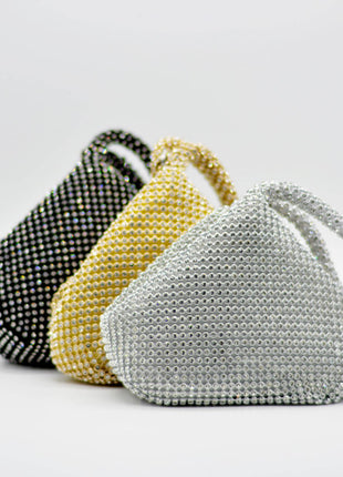 All Over Rhinestone Evening Mini Clutch Handbag
