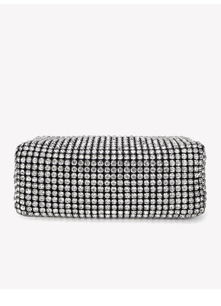 Mini Diamond-Like Rhinestones Baguette Bags Evening Crossbody Bag