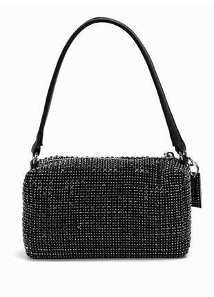 Mini Diamond-Like Rhinestones Baguette Bags Evening Crossbody Bag