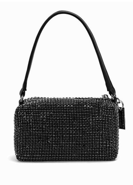Mini Diamond-Like Rhinestones Baguette Bags Evening Crossbody Bag