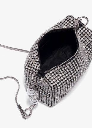 Mini Pearl Diamond Baguette Bags Evening Crossbody Bag
