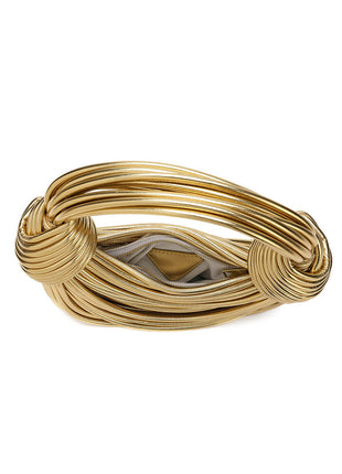 Faux Leather Noodles Knotted Top Handle Clutch Bags