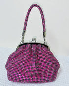 All Over Rhinestones Evening Clutch Bags With Straps
