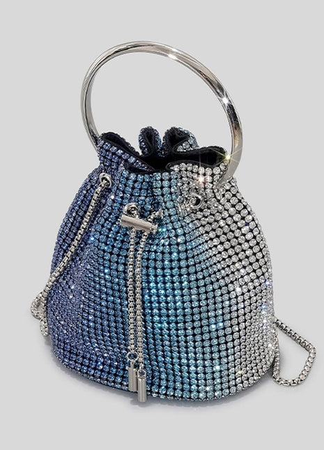 Rhinestone Evening Clutch Bucket Bags