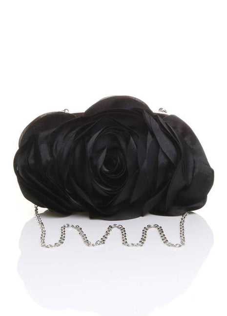 Flower Shaped Wedding Evening Clutch With Straps