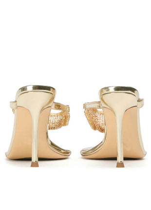 Crystal Embellished Toe Thong Stiletto Heel Sandals