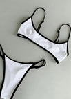 S / White