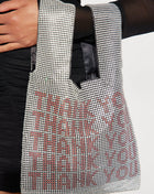Many Thanks Crystal Embellished Handbag