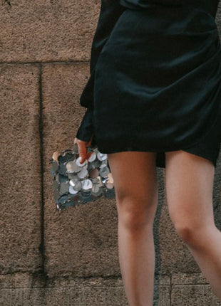Sequined Crossbody Evening Clutch Bags