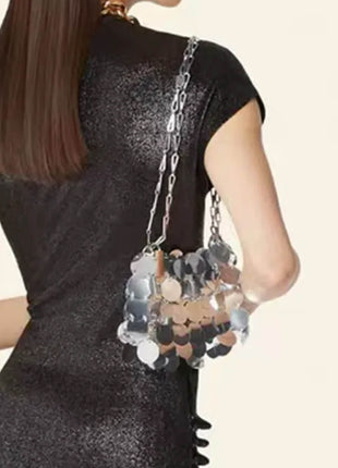 Sequined Crossbody Evening Clutch Bags