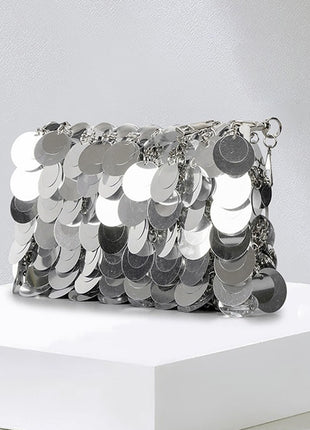 Sequined Crossbody Evening Clutch Bags