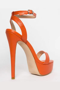 Orange Platform Heeled Sandals (2335397871675)