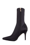 Black Pointed Sock Stiletto Heeled Boots (2335398428731)