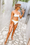 Darkgoldenrod Teal Contrast Sporty Bikini Top (2301637328955)