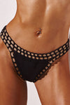 Black Handmade Crochet Reversible Triangle Bikini Bottoms (1920010321979)