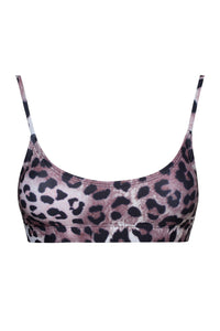 Leopard Cropped Bikini Top (2079025954875)