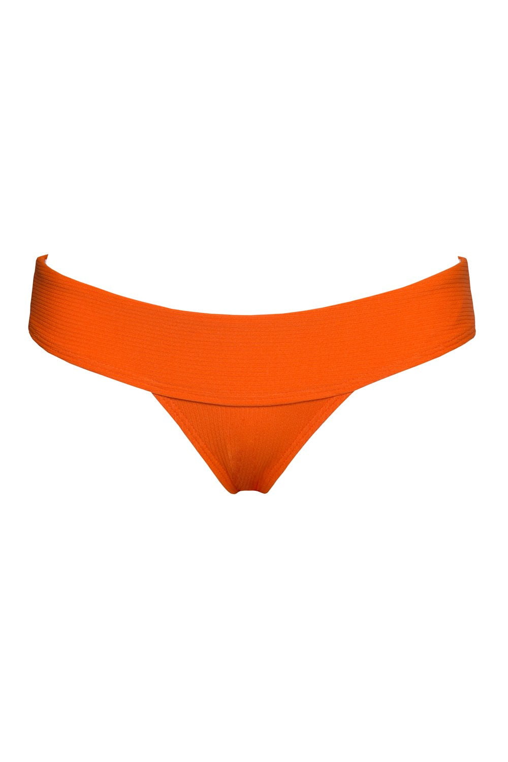 Orange Ribbed Bikini Bottoms – FloralKini
