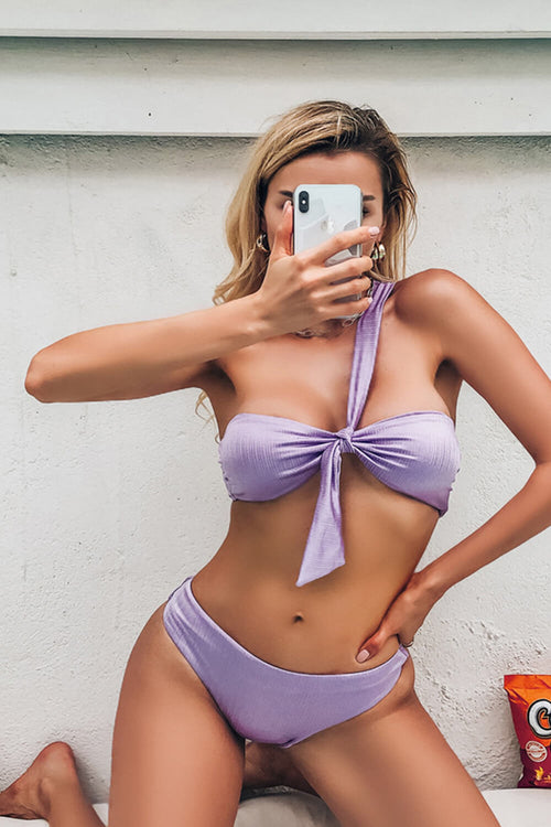 Purple Glitter Bikini Bottoms