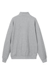 Grey 'Laguna Beach' Half Zip Sweatshirt
