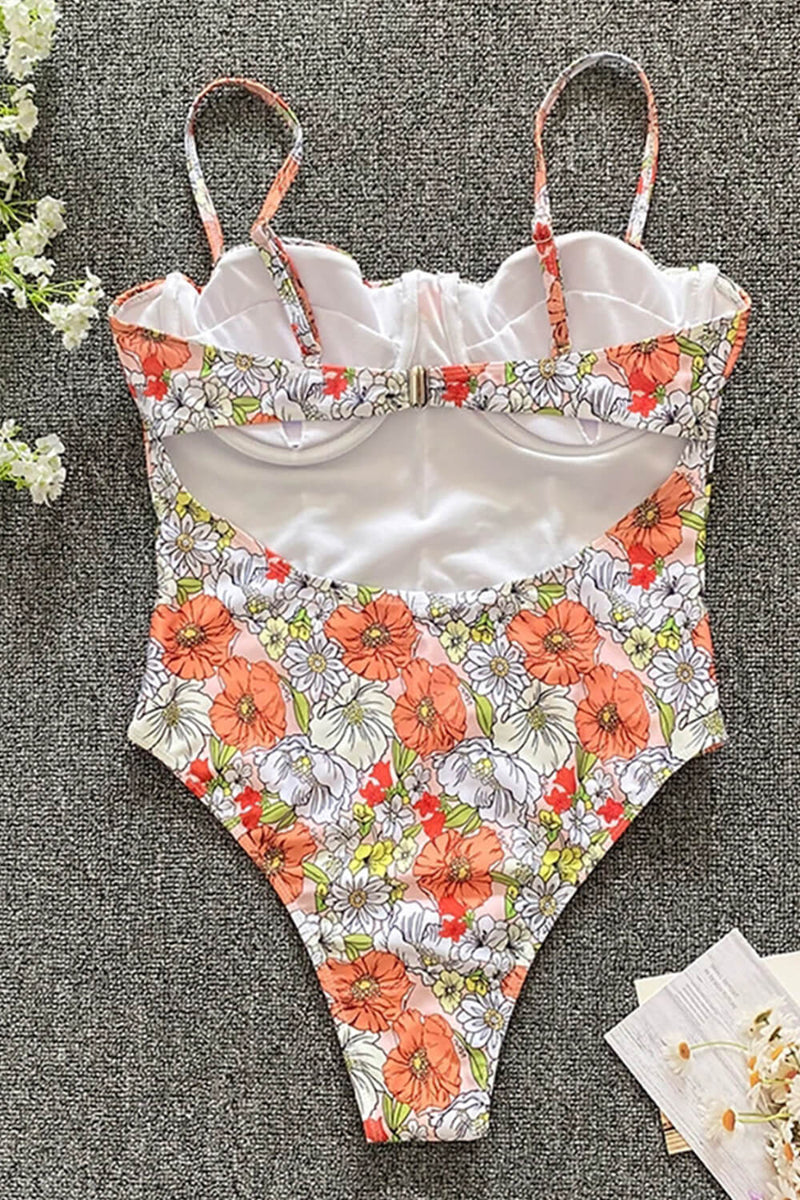 Floral Underwired One Piece Swimsuit FloralKini