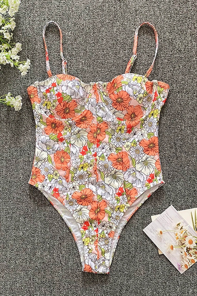 Floral Underwired One Piece Swimsuit FloralKini