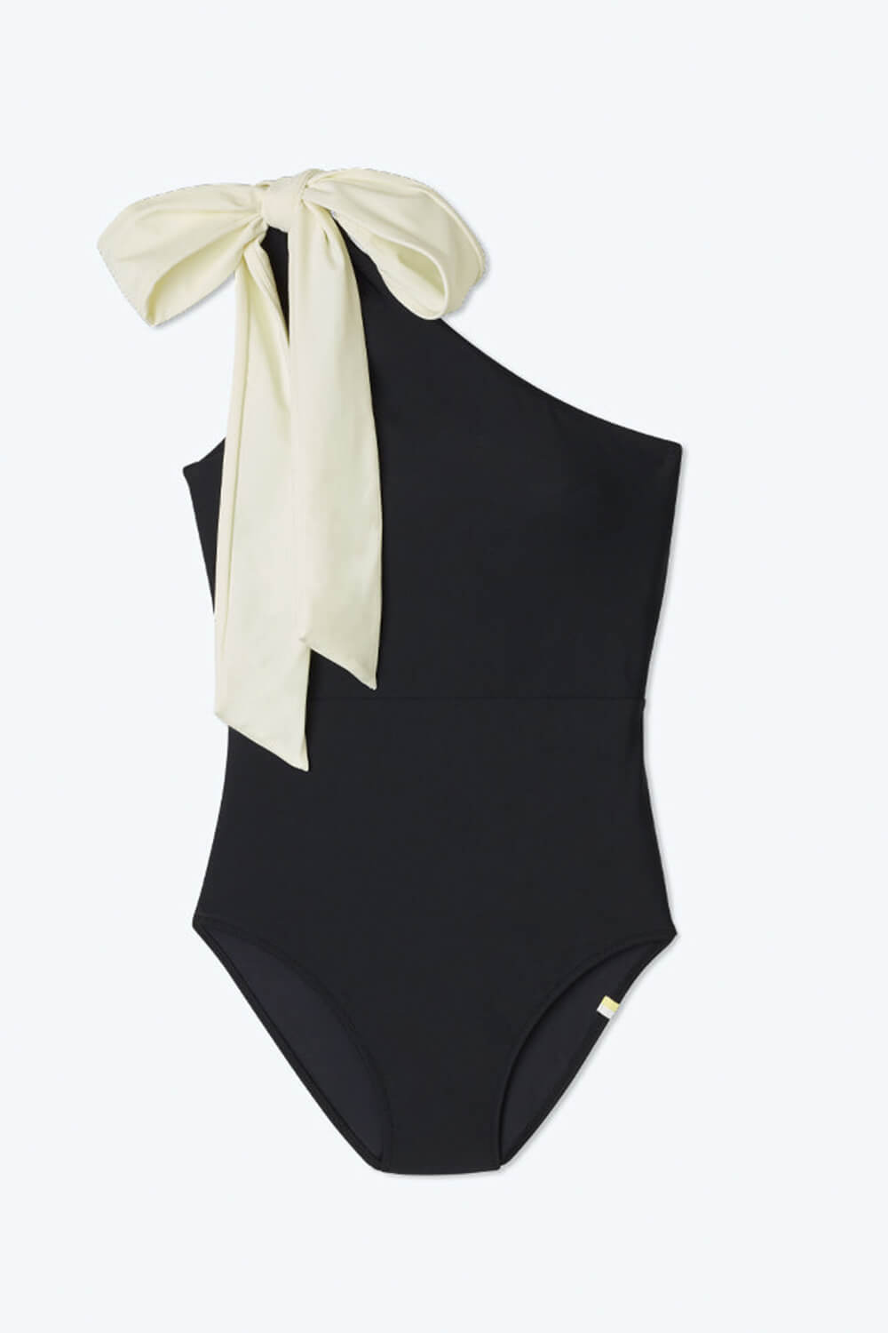 Black Asymmetric One Shoulder Tie One Piece Swimsuit *FINAL SALE* – Shop  Style Your Senses