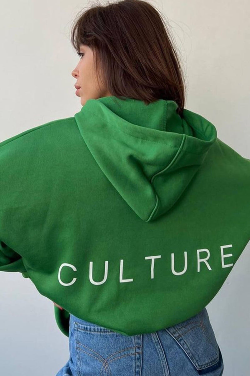 Culture' Oversized Pullover Hoodie