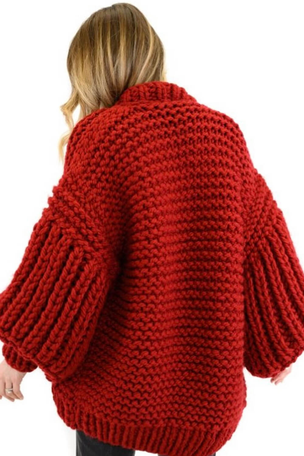 Zesica Clothing Women's 2024 Fall Winter Popcorn Long Sleeve Open