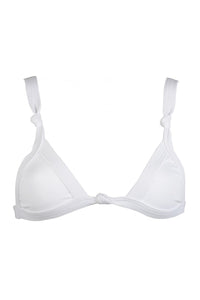 White Knotted Bikini Top (2183036862523)