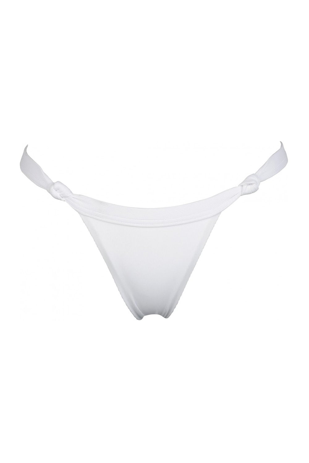 White Side Knotted Thong Bikini Bottom (2183039057979)