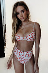 Cherry Print Underwire Bikini Top (2188757565499)