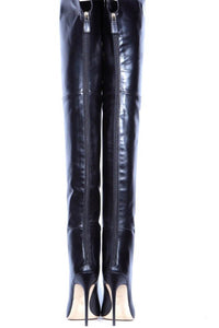Black Over The Knee Stiletto Boots