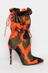 Camouflage Toggle Pointed Stiletto Heeled Boots (2335400198203)