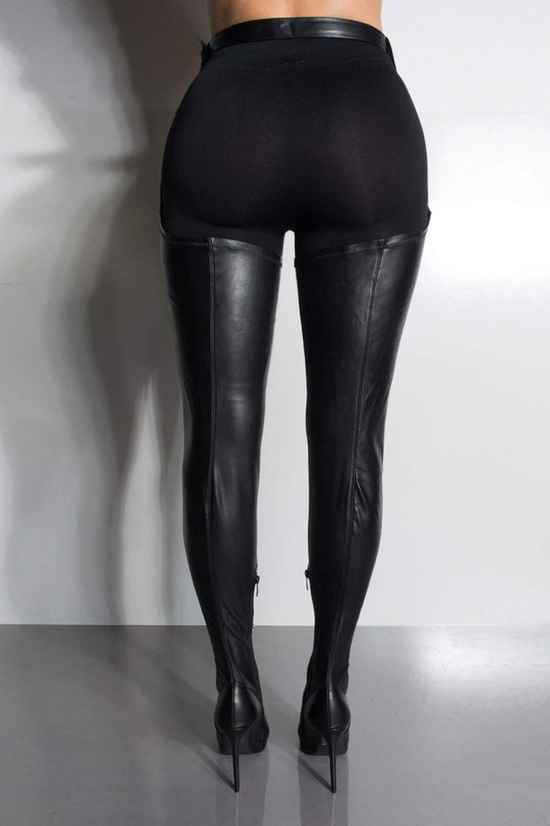 Black Belted Thigh High Boots (2335397576763)